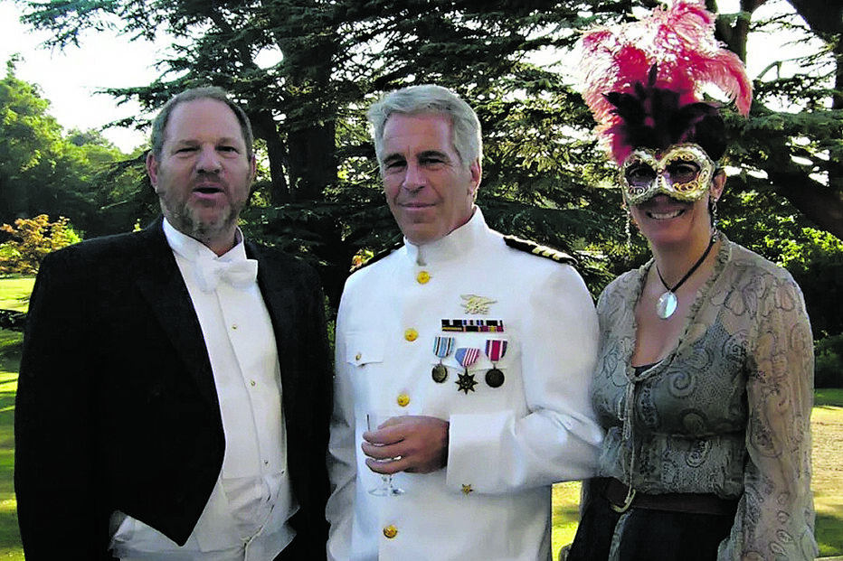 Harvey Weinstein e Jeffrey Epstein, antes de escândalos sexuais