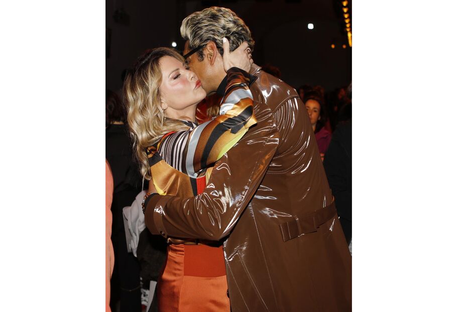 Oceana Basílio e Abel Xavier na ModaLisboa