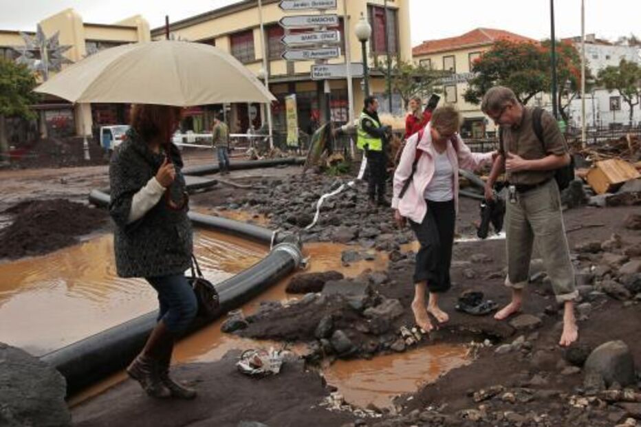 Uma das piores tempestades da história da Madeira