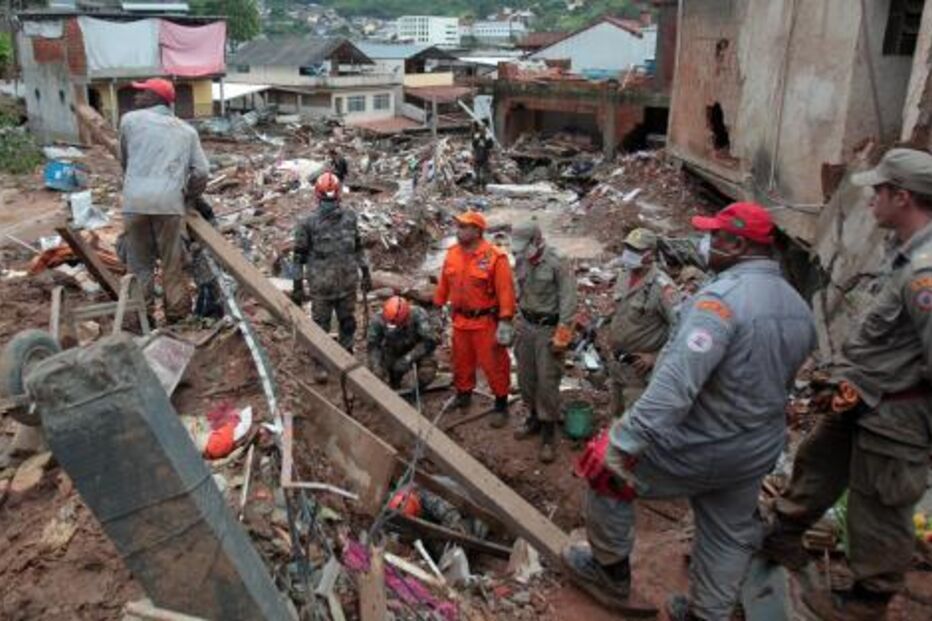 O dilúvio durou mais de 30 horas