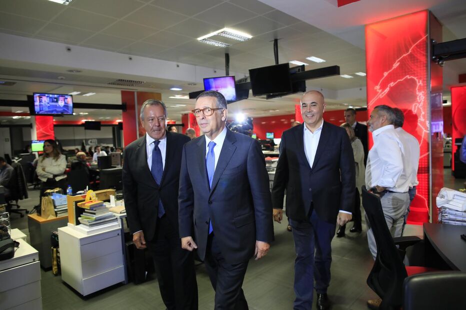 Presidente visitou redação do Correio da Manhã no 47.º aniversário do CM