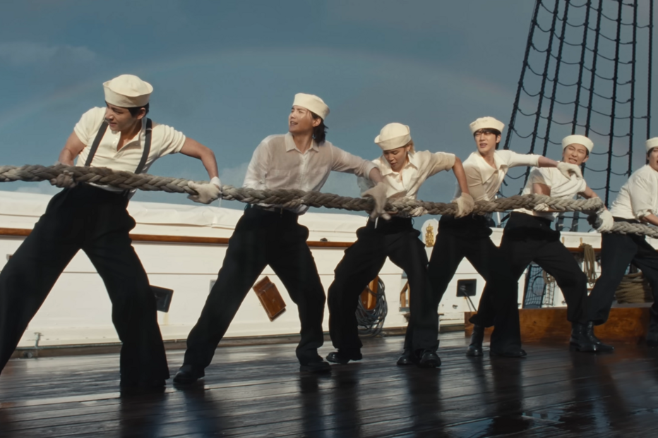 BTS no videoclipe de 'Swim' gravado em Portugal