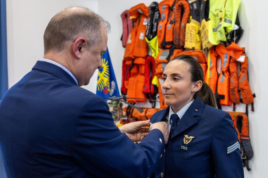 Diana Santos é a primeira mulher recuperador-salvador militar