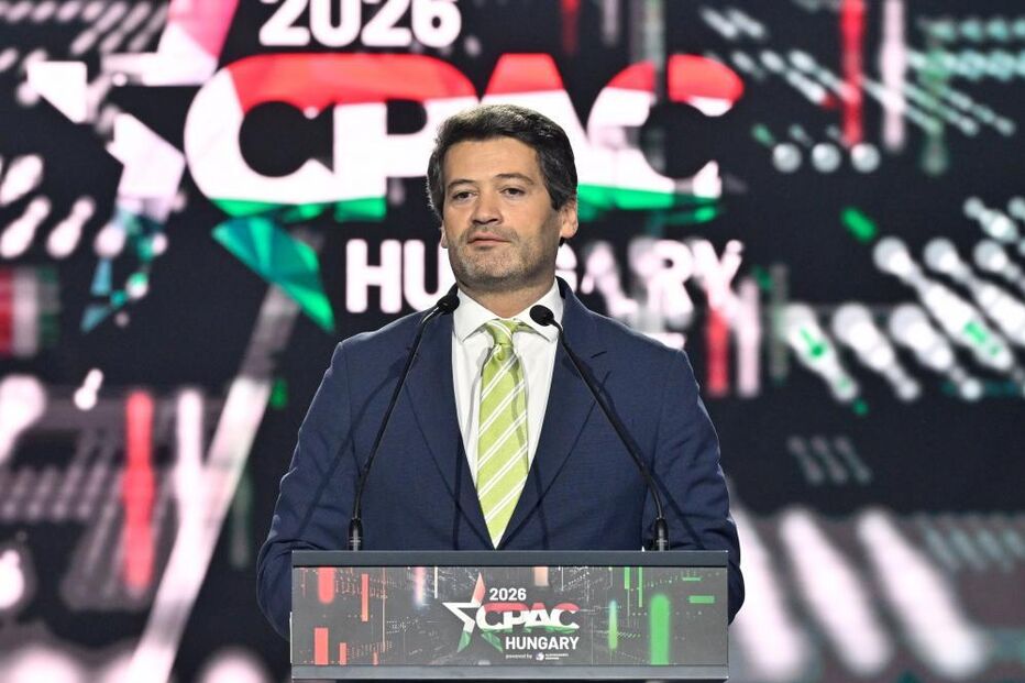 André Ventura discursa na Conferência de Ação Política Conservadora