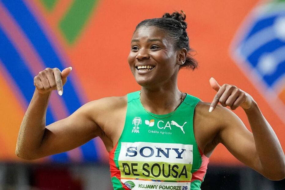 Agate Sousa campeã do salto em comprimento