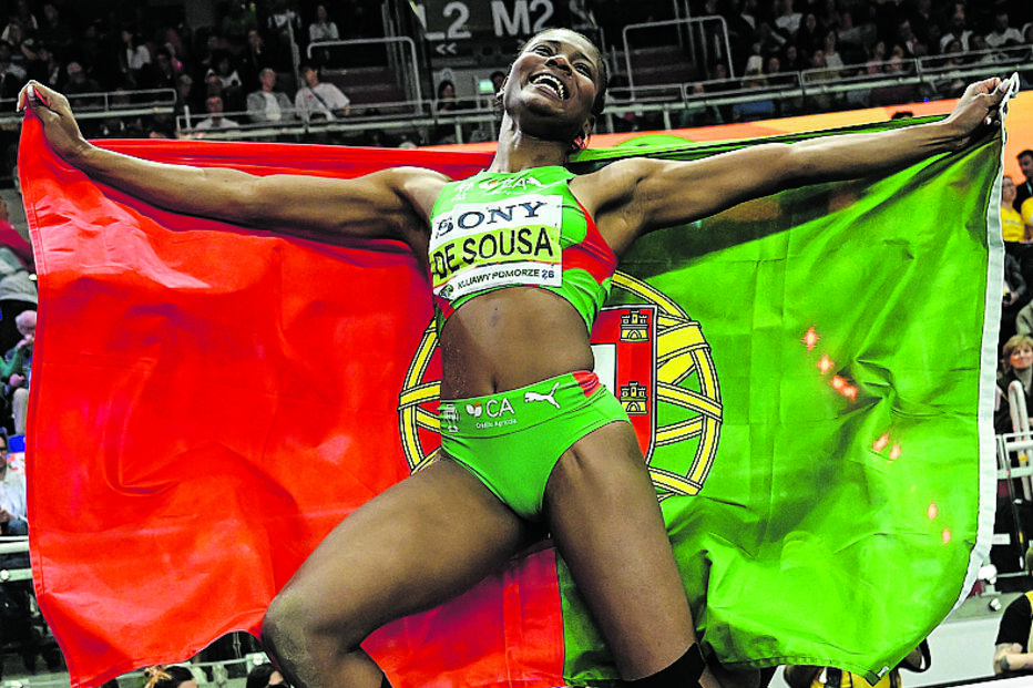 Gerson Baldé tornou-se campeão mundial no último salto