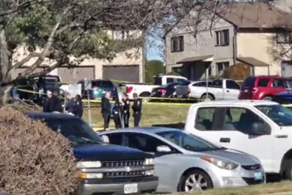 Local isolado pela polícia para investigação