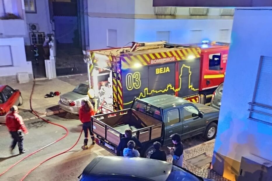 Bombeiros de Beja em ação