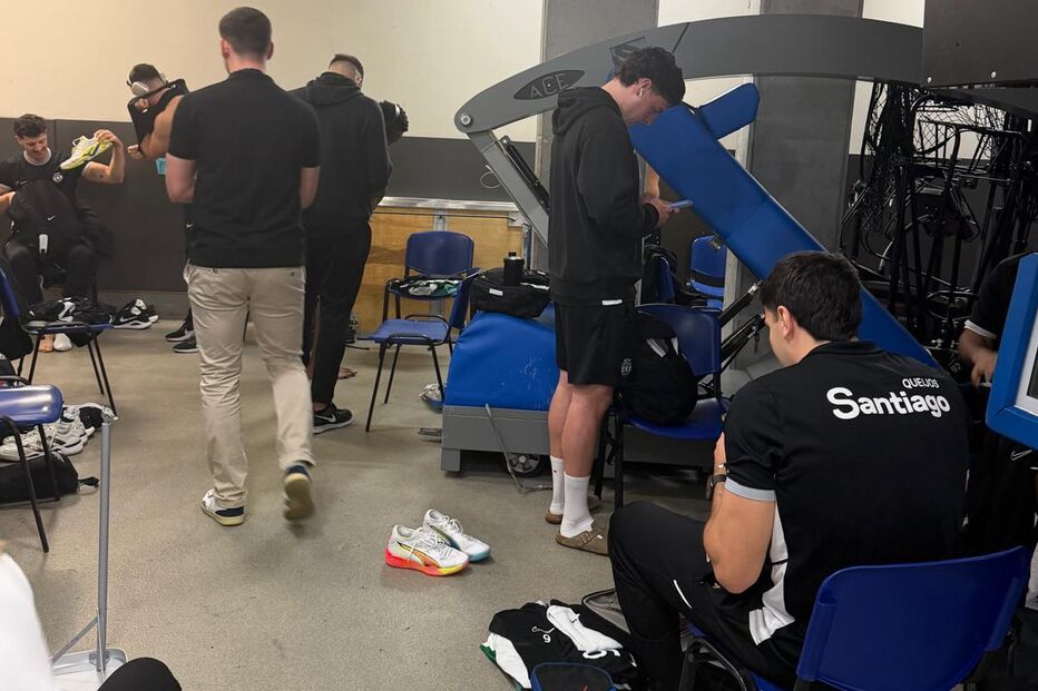 Jogadores precisaram de ser assistidos