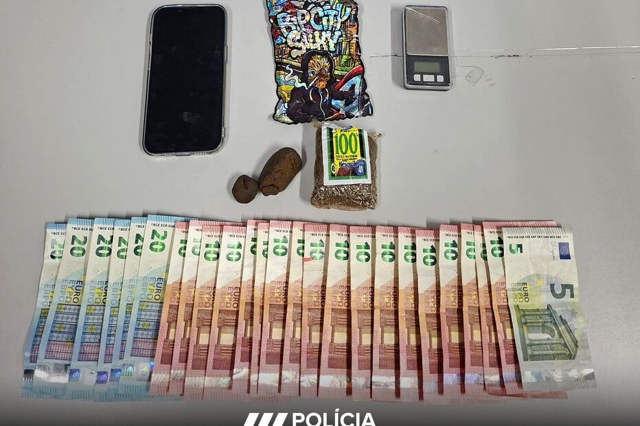 PSP de Leiria detém suspeito por tráfico de haxixe