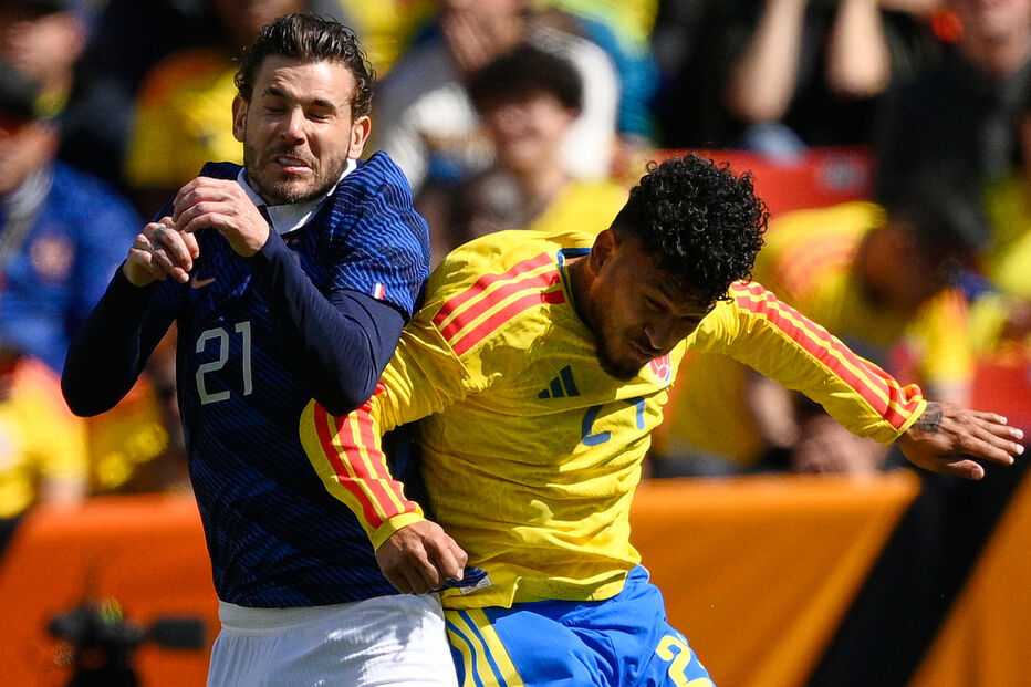 Luis Suárez a jogar pela Colômbia