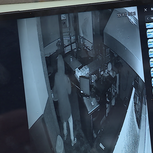 Assalto ficou gravado pelas câmaras de videovigilância 