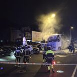 Camião despista-se, abalroa cinco carros e incendeia-se em Barcelos