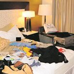 Cenário do crime mostra terror na morte de Carlos Castro. Este era o quarto de hotel onde estava hospedado o português