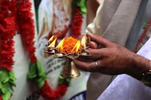 Fogo simboliza a deusa 