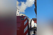 Incêndio deflagra em prédio na zona de Arroios em Lisboa