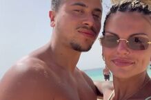 Fanny Rodrigues com o namorado