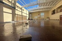 Vento forte arranca telhado do quartel dos Bombeiros de São Brás de Alportel