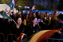 Apoiantes de Peter Magyar