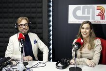 Mariana Águas, jornalista da CMTV, no programa 'Siopa Convida' da Correio da Manhã Rádio