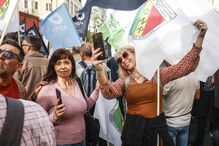 Manifestação forças de segurança