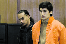 Renato Seabra surge em tribunal, após a morte de Carlos Castro em Nova Iorque