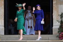 Sarah Ferguson e a princesa Beatrice na celebração do centenário de Isabel II