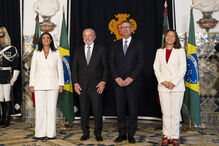 Depois de Letizia, mulher de António José Seguro volta a combinar look com Janja da Silva