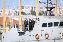 Seguro chegou de lancha ao Alfeite para primeira visita à Marinha