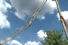 Queda de grua provoca um morto e um ferido grave em Coimbra