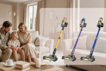 Aspirador vertical Cotiar com desconto no AliExpress, disponível em três cores
