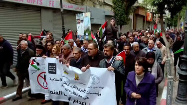 Palestinianos protestam na Cisjordânia contra lei israelita que prevê pena de morte 