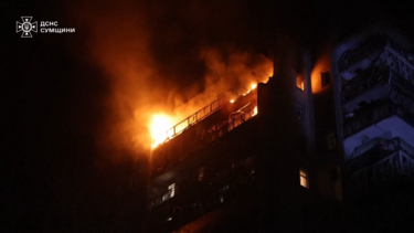 Ataque russo com drones atinge Sumy e faz pelo menos sete feridos 