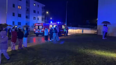 Apartamento destruído pelas chamas em Fafe