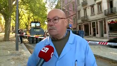 “Aquilo foi segundos”: popular relata momento em que viatura se despista e embate contra instalação de gás em Coimbra