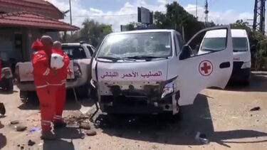 Um morto em ataque israelita junto à Cruz Vermelha no sul do Líbano 