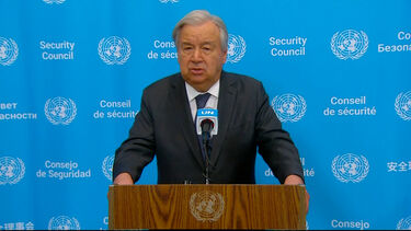 “A ausência de lei gera o caos”: António Guterres apela ao respeito do direito internacional no conflito no Médio Oriente