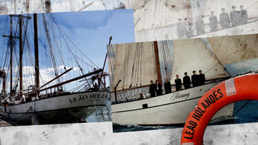 Conheça o 'Leão Holandês', o barco que fez a terceira volta ao mundo com o videoclipe dos BTS gravado em Portugal