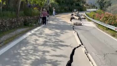 Aldeia em Tabuaço está isolada depois de uma estrada ter abatido devido às cheias