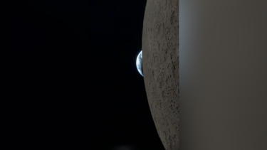Novas imagens impressionantes da Terra a “desaparecer” atrás da Lua partilhadas pelo comandante da Artemis II 