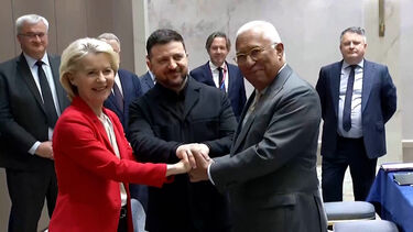 Zelensky reúne-se com líderes da UE antes de cimeira em Chipre