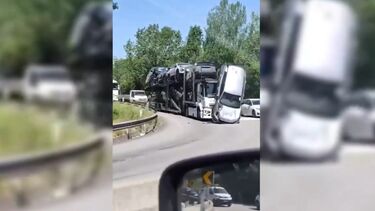 Camião perde carga no acesso à VCI e condiciona trânsito no Porto