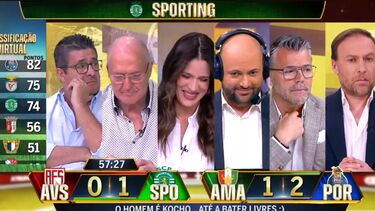 Telemóvel de comentador Jorge Amaral interrompe relato em direto da CMTV