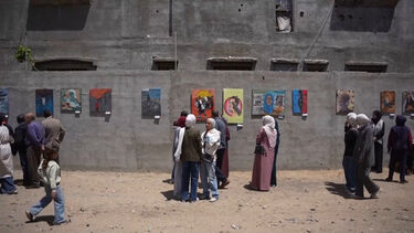 Arte nasce entre ruínas em festival na Faixa de Gaza