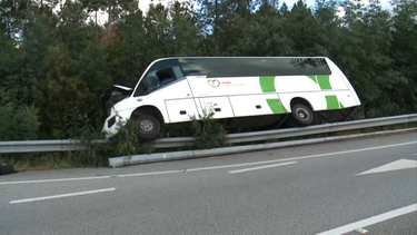 Autocarro escolar despista-se em Mangualde. Há alunos feridos
