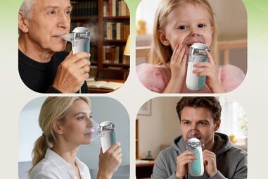 Nebulizador portátil para alívio rápido e hidratação de alergias