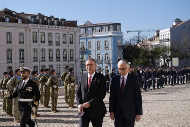 Presidente da República chega à Assembleia da República