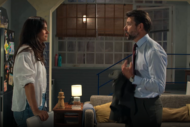 Vitória (Cláudia Vieira) e João (Jorge Corrula) em 'Vitória'