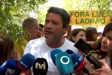"Já temos cá corruptos a mais e não precisamos de mais um": Ventura é contra visita de Lula da Silva a Portugal