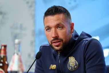 Francesco Farioli na conferência de imprensa desta terça-feira